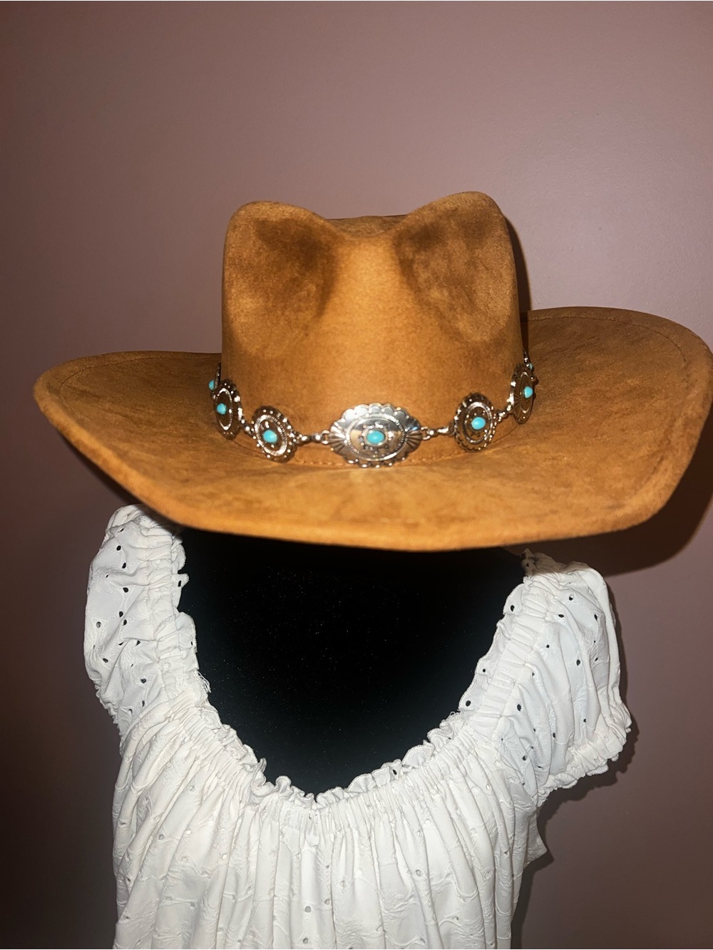 🚨 50% OFF OFFER IN LISTING DETAILS!
Molly Green Tan Suede Cowboy Hat